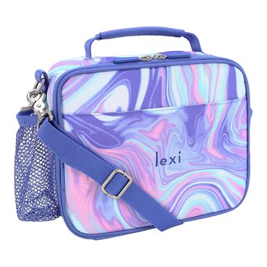 Gear-Up Pink/Purple Marble Lunch Boxes | Pottery Barn Teen