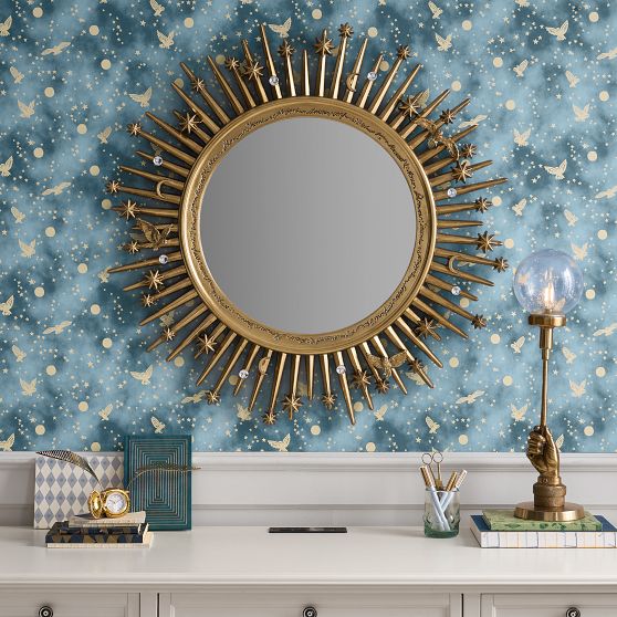 European Mirror Sticker for ceilling Decoration, DIY Top ceilling Mirror  Wall Sticker, top Lighting The Ceiling Chandelier Around Decorative Mirror