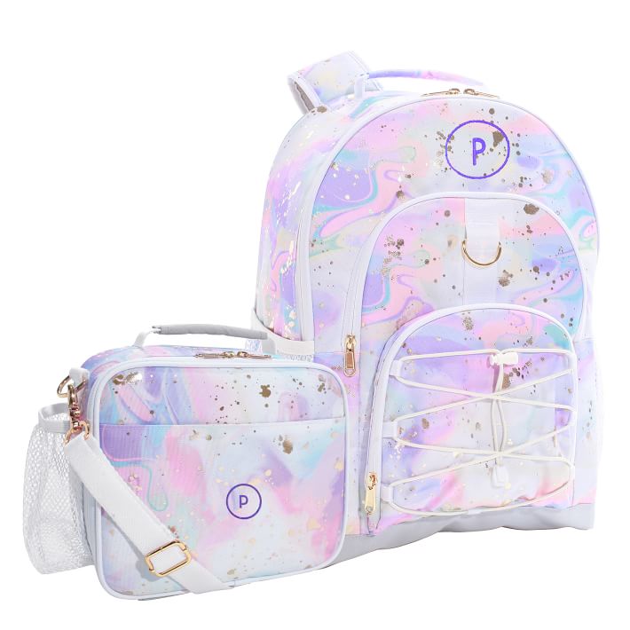 Color Flow Watercolor Backpack &amp; Cold Pack Lunch Bundle