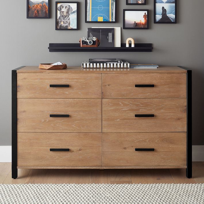 Kearny 6-Drawer Wide Dresser