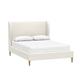 Wren wingback upholstered deals bed