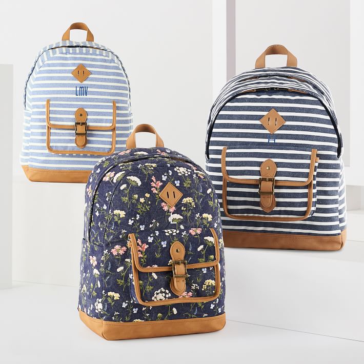 Northfield Navy Botanist Backpacks Pottery Barn Teen