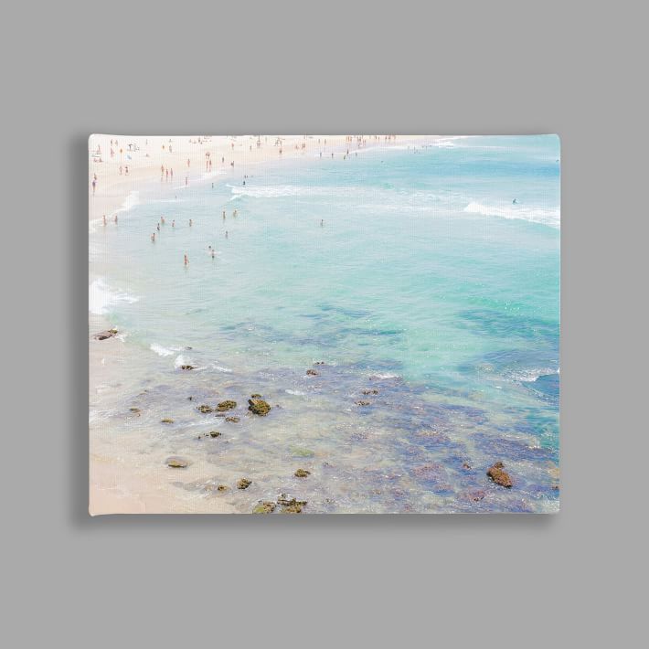 Minted® Bondi Canvas Art By Krissy Bengtson Pottery Barn Teen