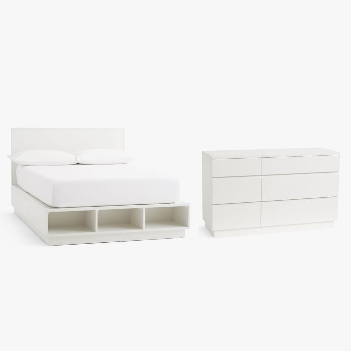 Bowen Storage Bed &amp; 6-Drawer Dresser Set