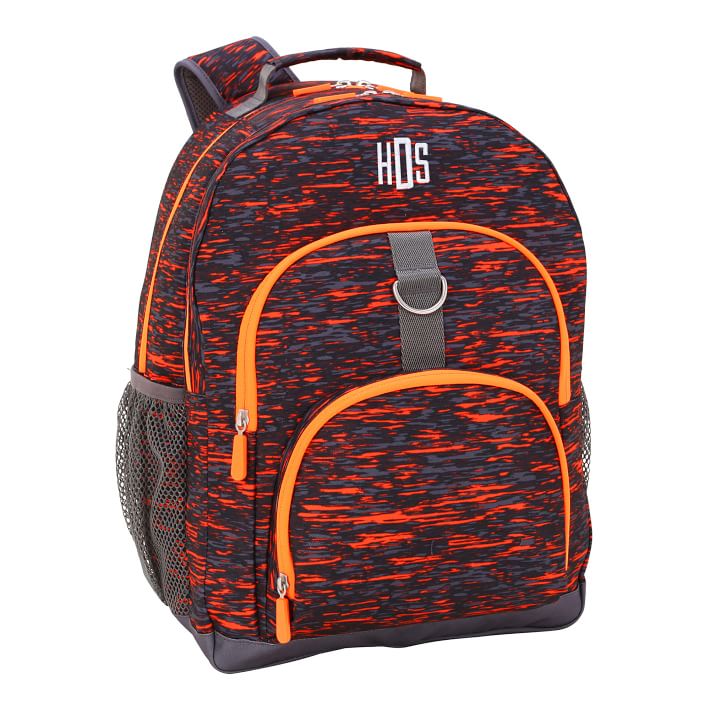 GearUp Static Neon Orange Backpack Pottery Barn Teen