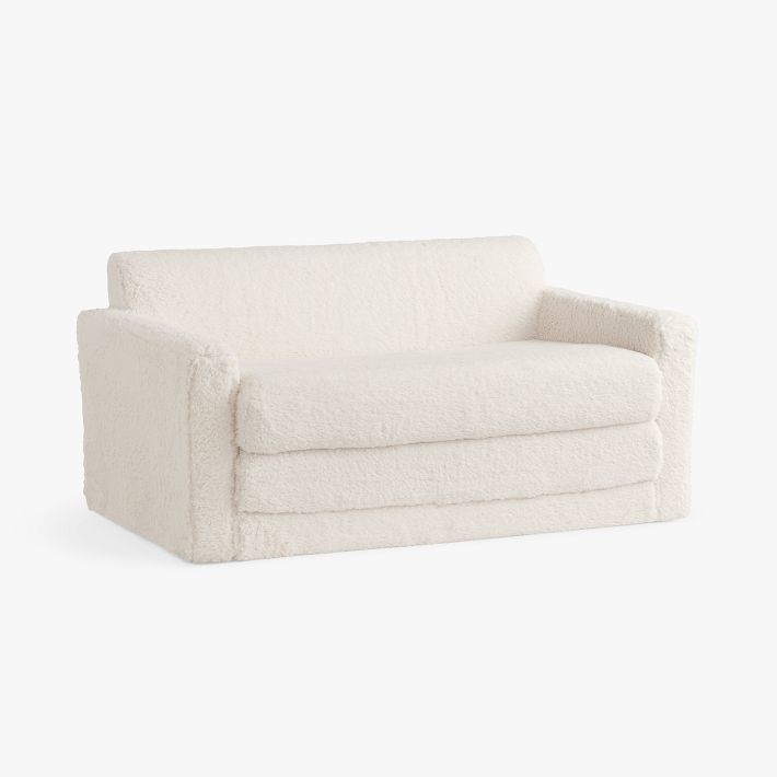 Monroe Square Arm Sleeper Teen Sofa Pottery Barn Teen