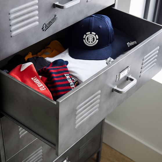 Locker Tall Chest of Drawers Pottery Barn Teen