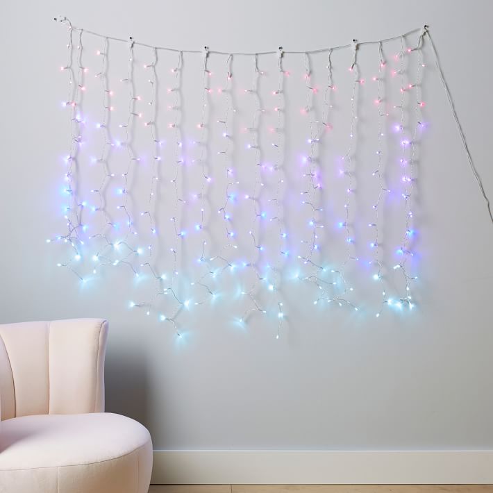 Ombre Purple Waterfall String Lights