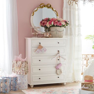 Tall deals pink dresser