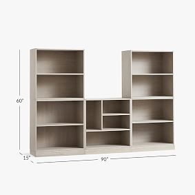 Stack Me Up 90&quot; Modular Tall Bookcase