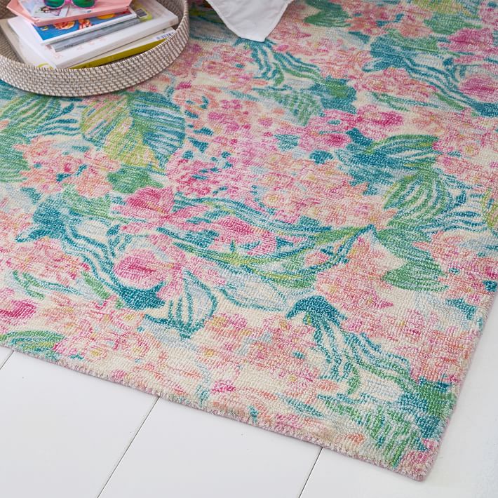 Lilly Pulitzer Orchid Rug Pottery Barn Teen