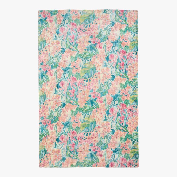 Lilly Pulitzer Orchid Rug Pottery Barn Teen