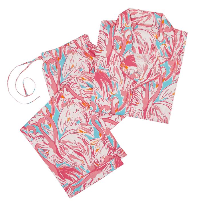 Lilly Pulitzer Pink Colony Loose Fit Pajama Set