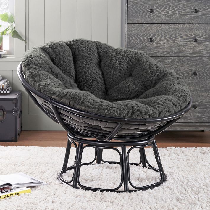 Black papasan best sale chair frame