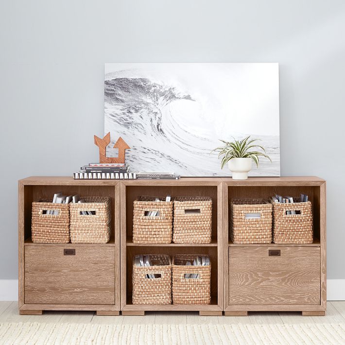 Callum 2-Drawer Bookcase with Cubbies | Pottery Barn Teen