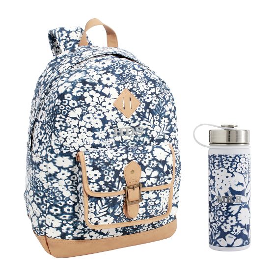Northfield Navy Nest Backpack & Slim Water Bottle Bundle Pottery Barn