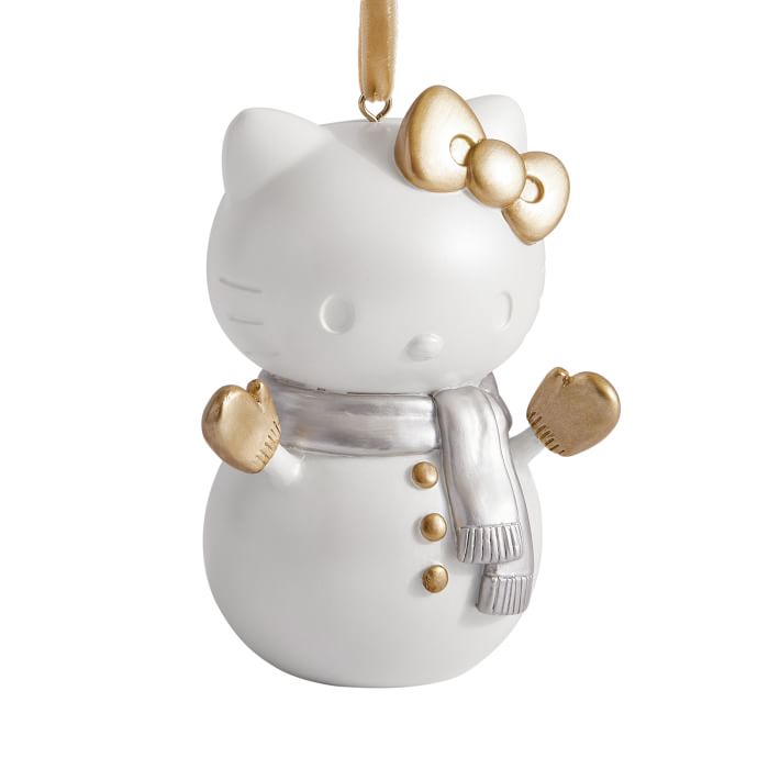 Hello Kitty&#174; Snowman 3-D Molded Ornamentt