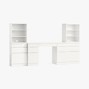 Bowen Smart&trade; Storage Desk & Bookcase Set