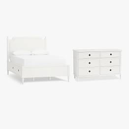 Colette Storage Bed & 6-Drawer Dresser Set