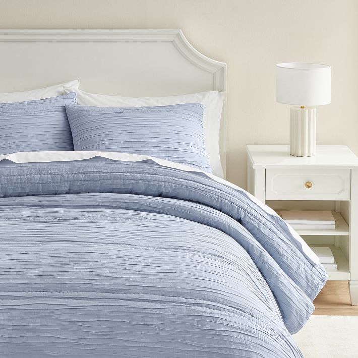 Wavy Microfiber Comforter | Pottery Barn Teen