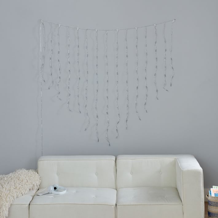 Heart Shaped Colour Changing Waterfall String Lights Pottery
