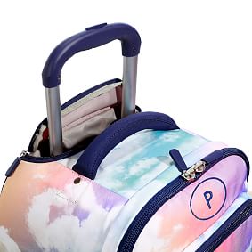 Jet-Set Rainbow Cloud Recycled Carry-on Luggage