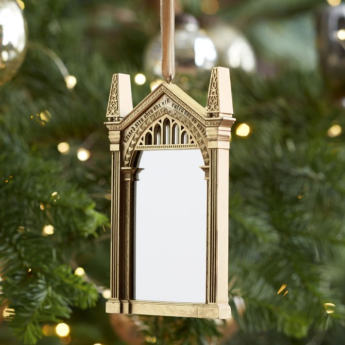 Harry Potter&#8482; Mirror of Erised&#8482; Antique Gold Ornament