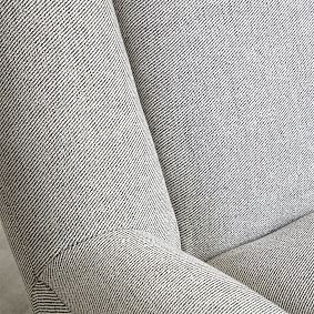 Boucle Twill Gravel Cole Swivel Chair