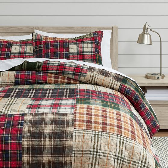 Classic Tartan Plaid Kids' Comforter Set