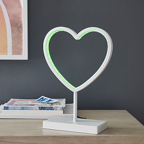 LED Heart Tabletop Light