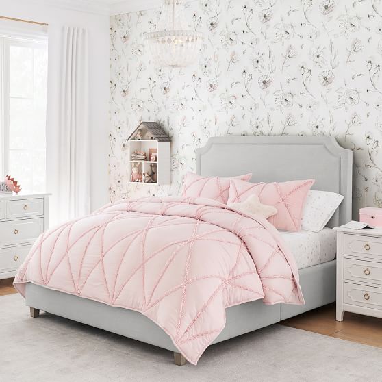 Ava Upholstered Storage Bed | Pottery Barn Teen