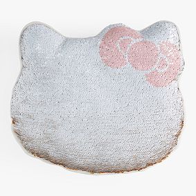 Hello Kitty® Reversible/Flip Sequin Pillow | Pottery Barn Teen