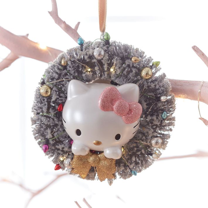 Hello Kitty&#174; Light-Up Wreath Ornament