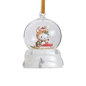 Hello Kitty&reg; Light-Up Globe Reindeer Ornament