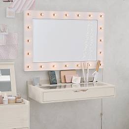 Marquee Light Wall Mirror