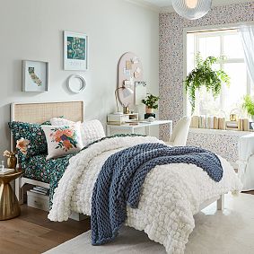 Rifle Paper Co. Bramble Fields Evergreen Sheet Set | Pottery Barn Teen