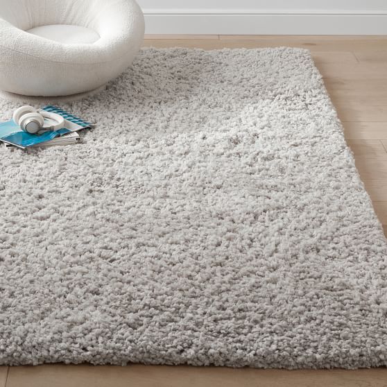 Open Box Cloud Nine Rug Light Gray Pottery Barn Teen(03)