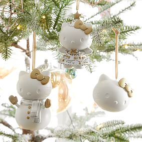 Hello Kitty&#174; Snowman 3-D Molded Ornamentt