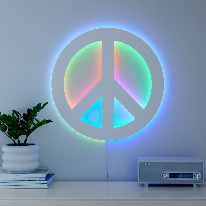 Light-Up Peace Sign