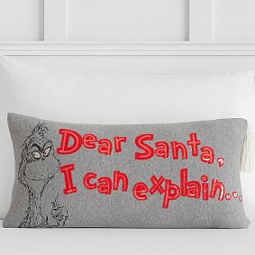 Dr. Seuss's The Grinch&#8482; Dear Santa Pillow Cover