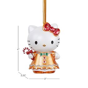 Hello Kitty&reg; Gingerbread Dress Ornament