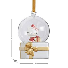 Hello Kitty&reg; Light-Up Globe Present Ornament