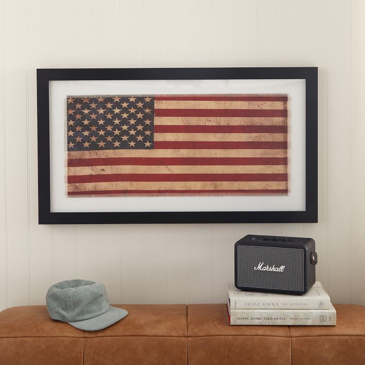 American Flag Framed Art | Pottery Barn Teen