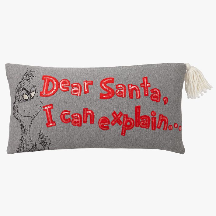 Dr. Seuss's The Grinch&#8482; Dear Santa Pillow Cover