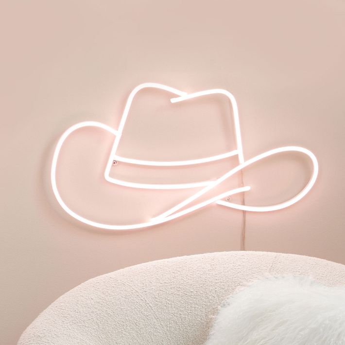 Cowgirl Hat Neon