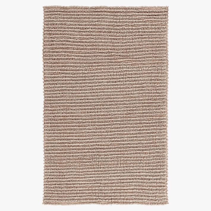 Textured Wool Rug, 3'x5', Oatmeal