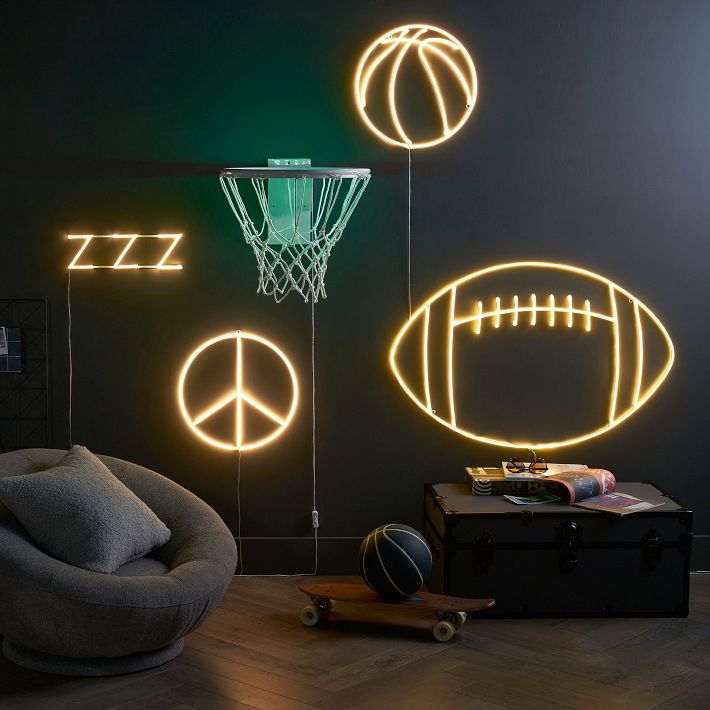 Colour Changing LED Sports Hoop Pottery Barn Teen