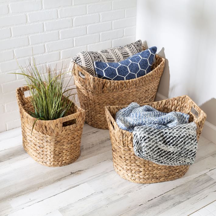 Nesting Natural Basket | Pottery Barn Teen