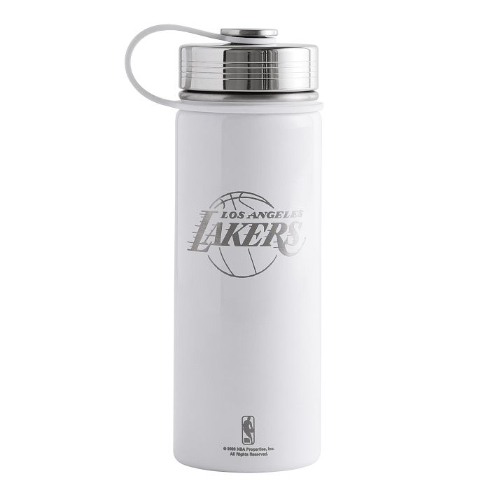 Personalized NBA Team Slim Water Bottle