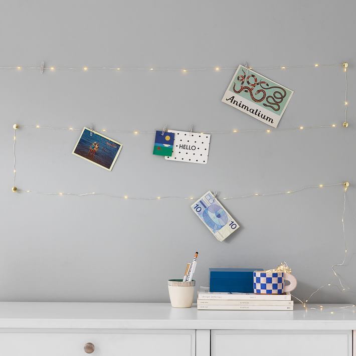 Extra Long String Light Picture Holder